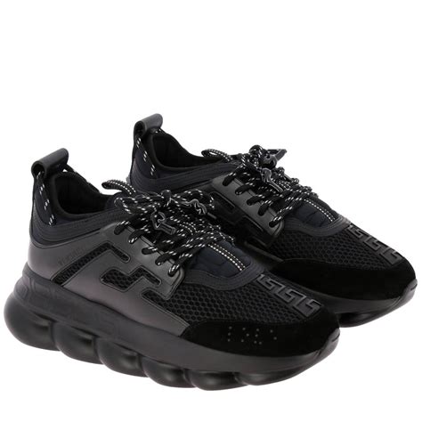 versace black for men|Versace autumn men's shoes price.